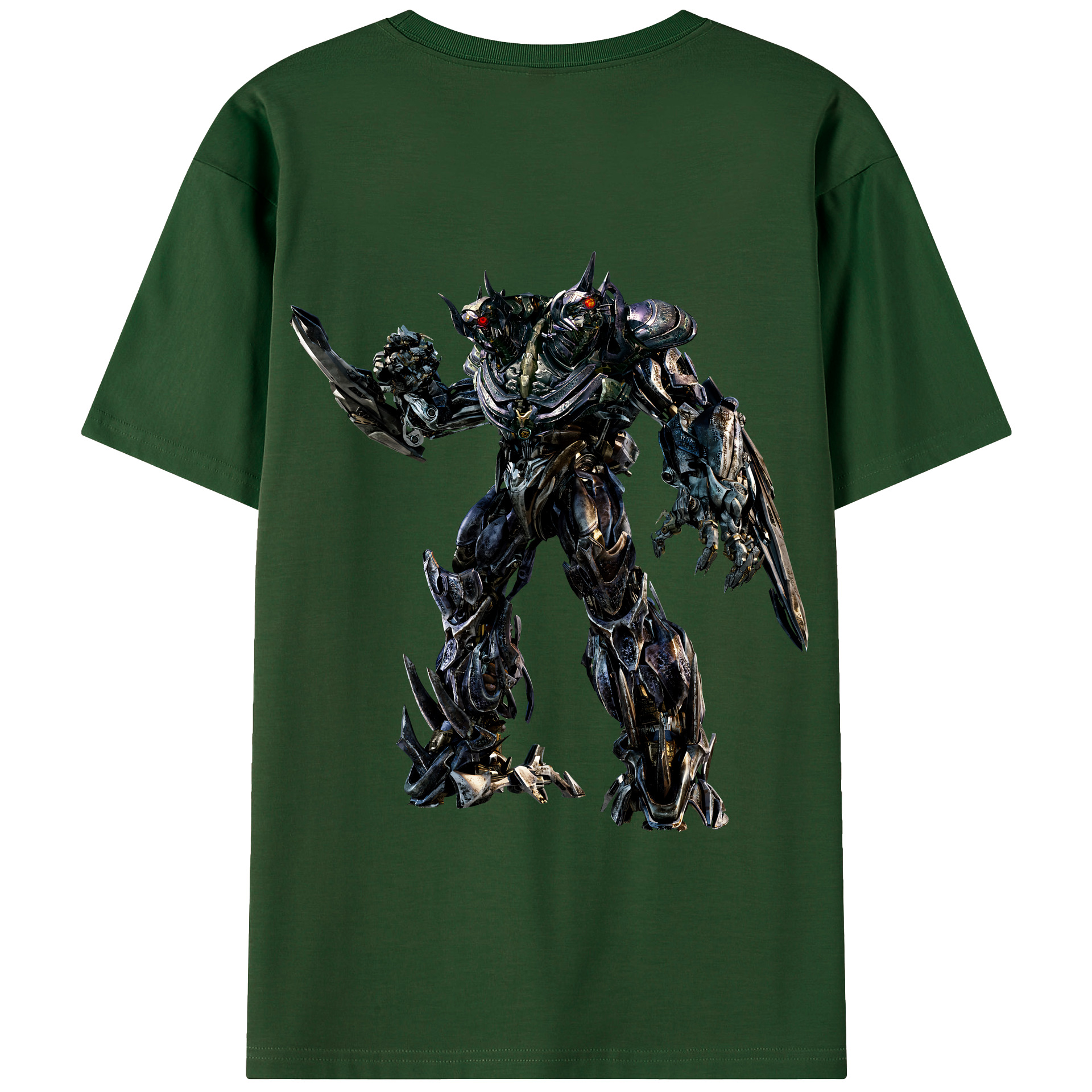 （画像用） Transformers トランスフォーマー 綿100％半袖Tシャツ（背面プリント）